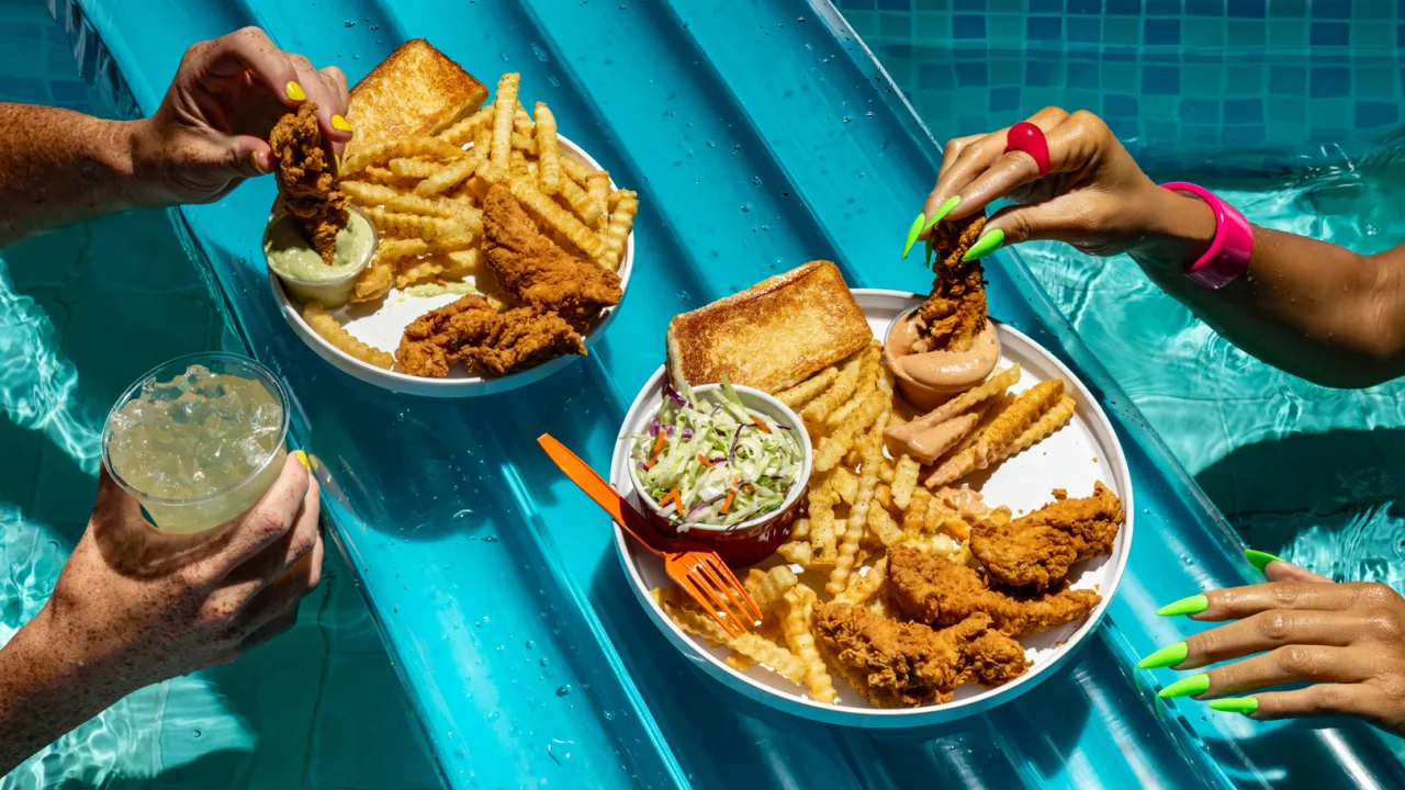 KFC’s wacky new restaurant is all about chicken fingers and sauce