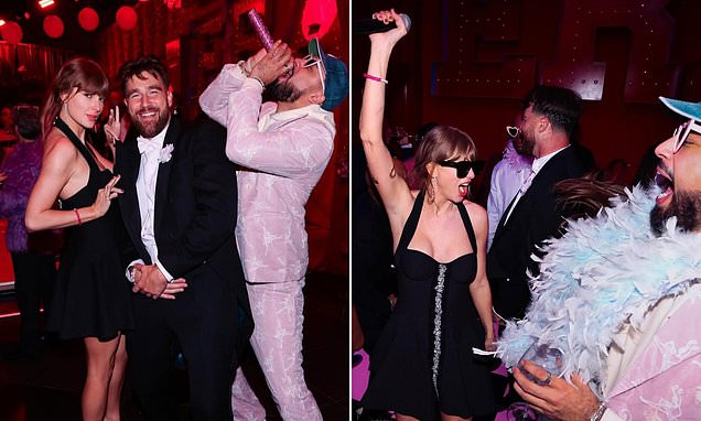 Taylor Swift and Travis Kelce stun in new pictures of Eras Tour party