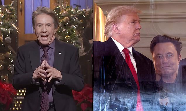 SNL fans react after host Martin Short jokes about Trump and Elon Musk