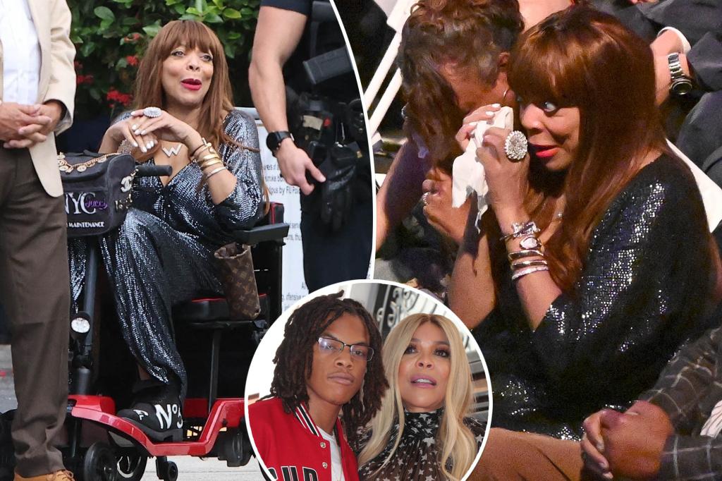 Wendy Williams cries at son’s college graduation, rides scooter in…