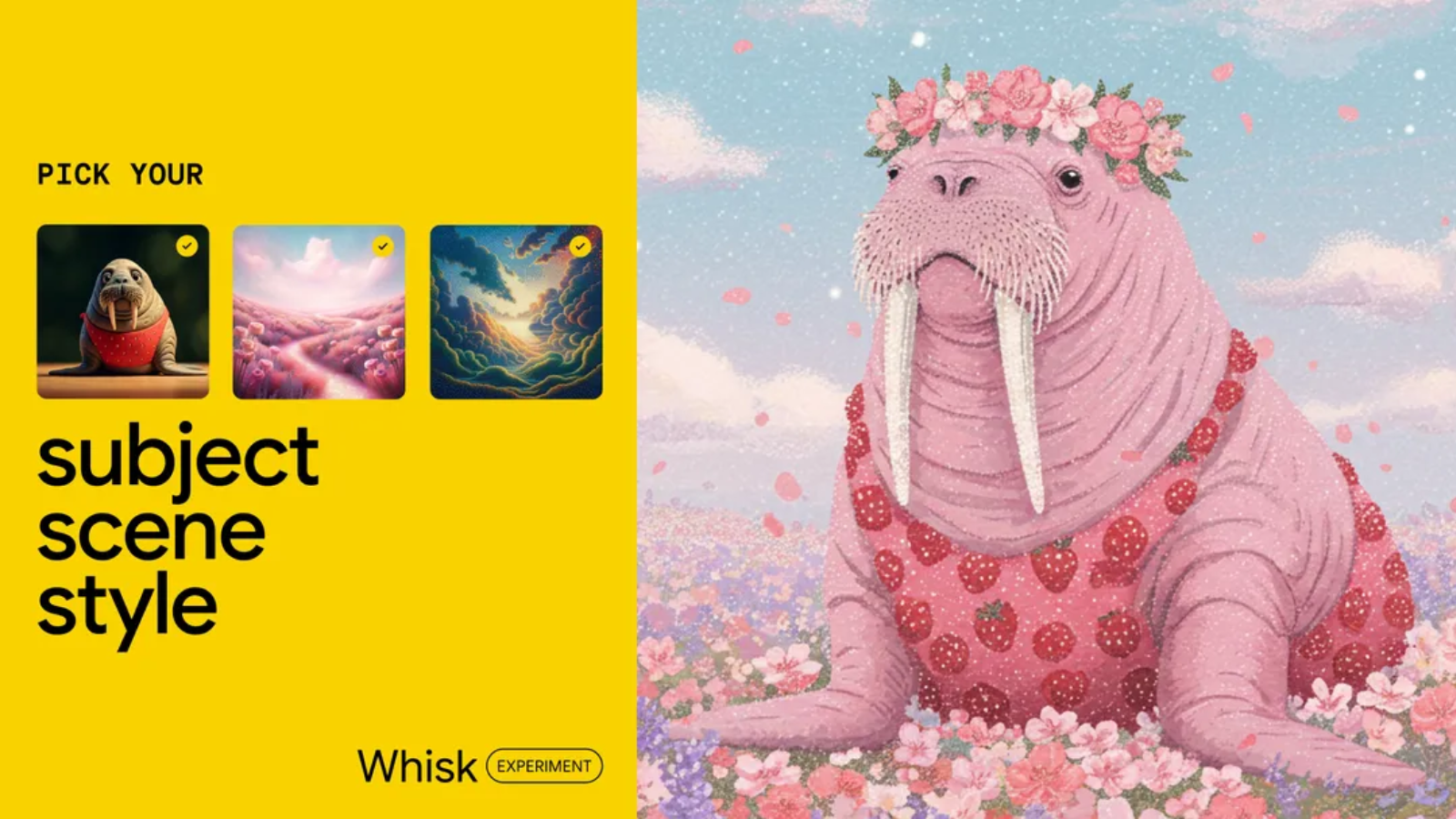 Google Whisk is a new way to create AI visuals using image prompts –here’s how to try it