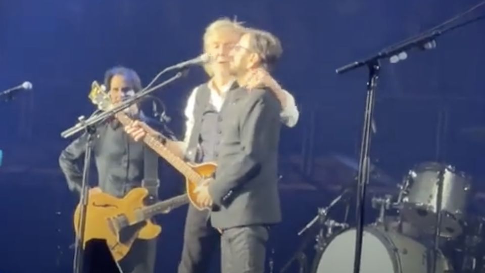 Ringo Starr and Paul McCartney reunited on stage to play Beatles’ classics