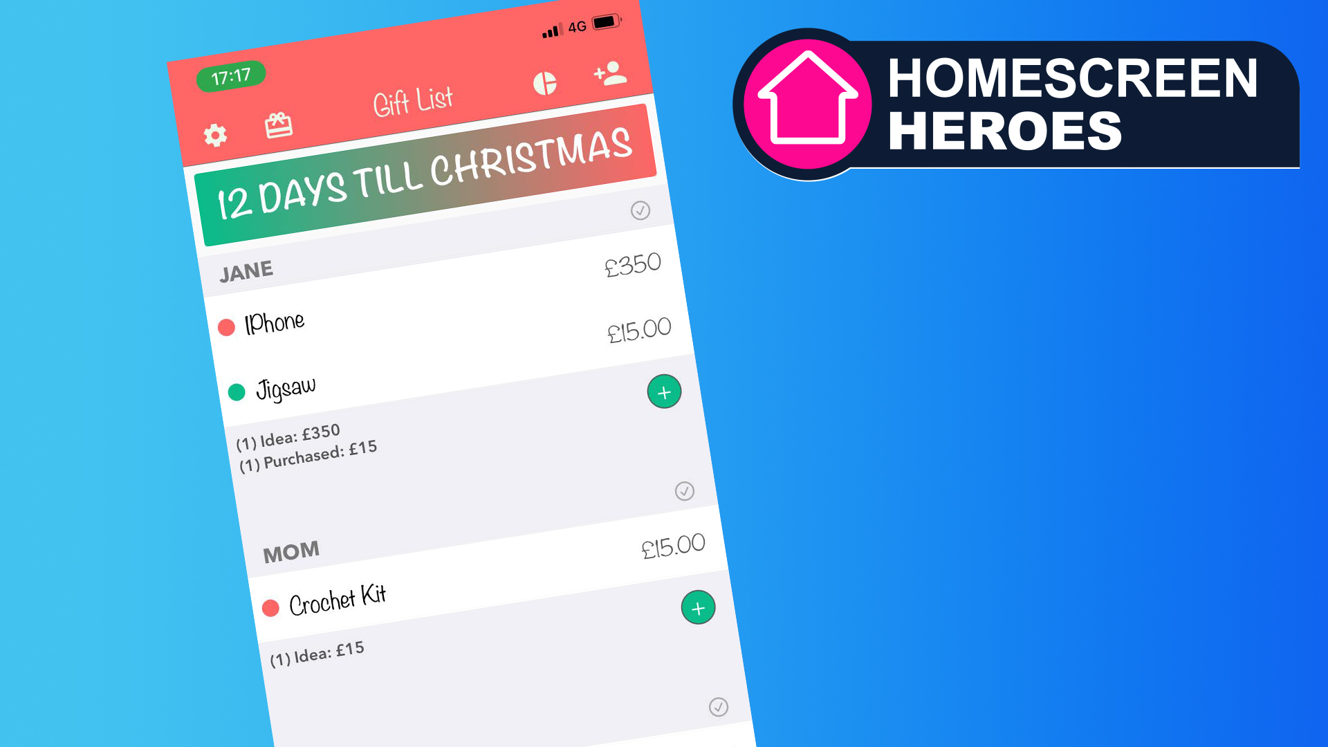 This app won’t let you forget to buy those presents and might make you a holiday hero