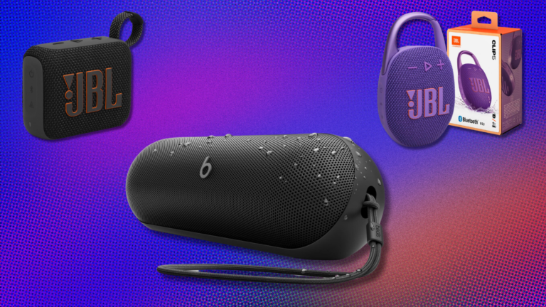 Bring the music wherever you go with these heavily discounted speakers