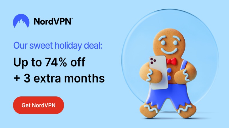 Secure your online world with NordVPN Christmas deal—up to 74% off + 3 extra months