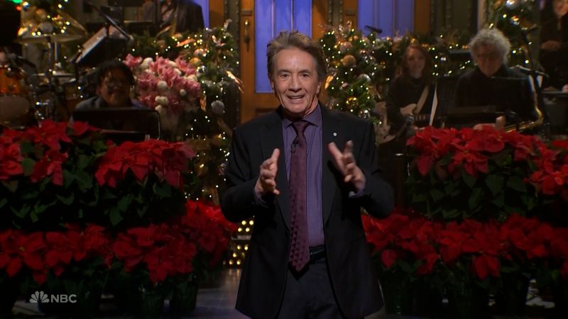 Martin Short hosted SNL and performed a new version of an old Christmas song