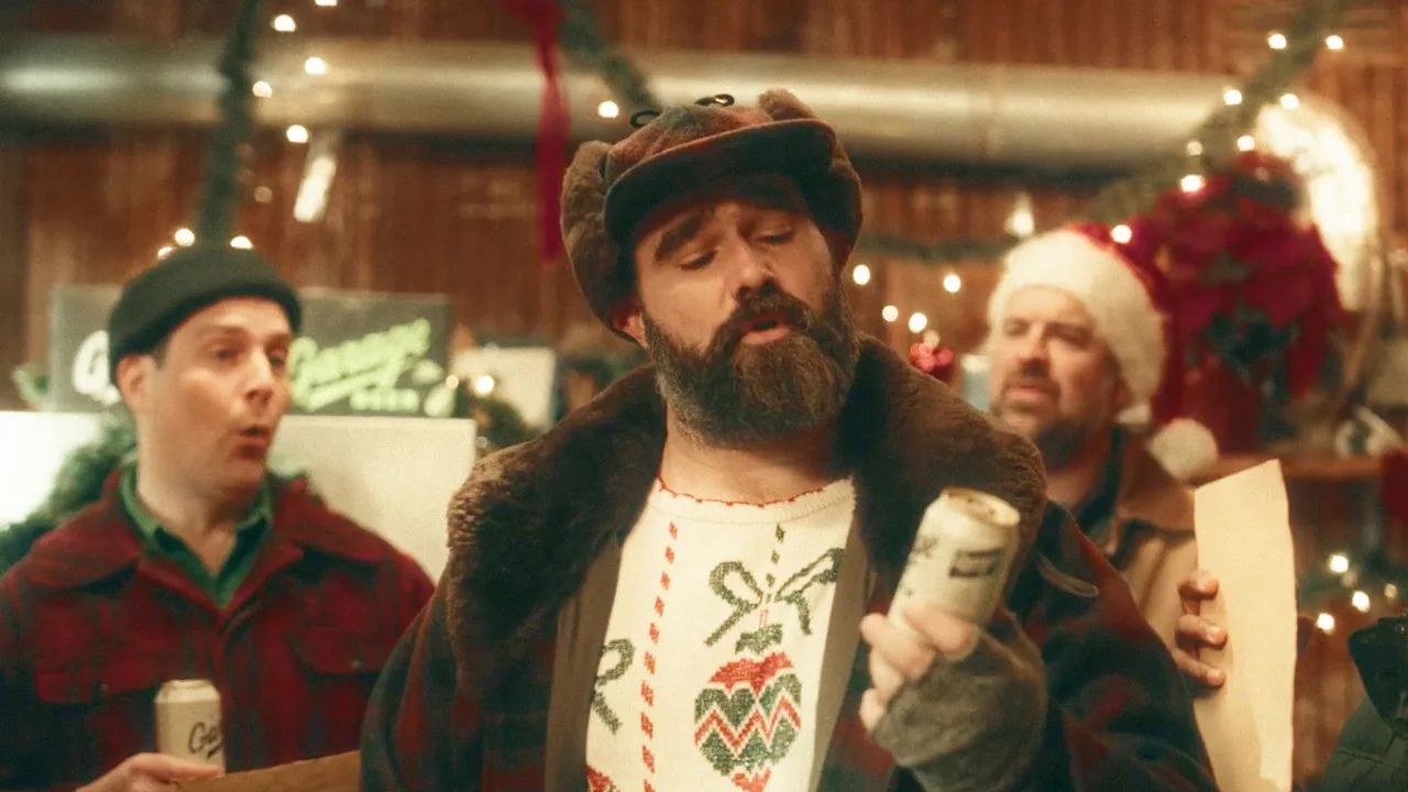 Jason Kelce’s new Garage Beer ad is an instant Christmas classic