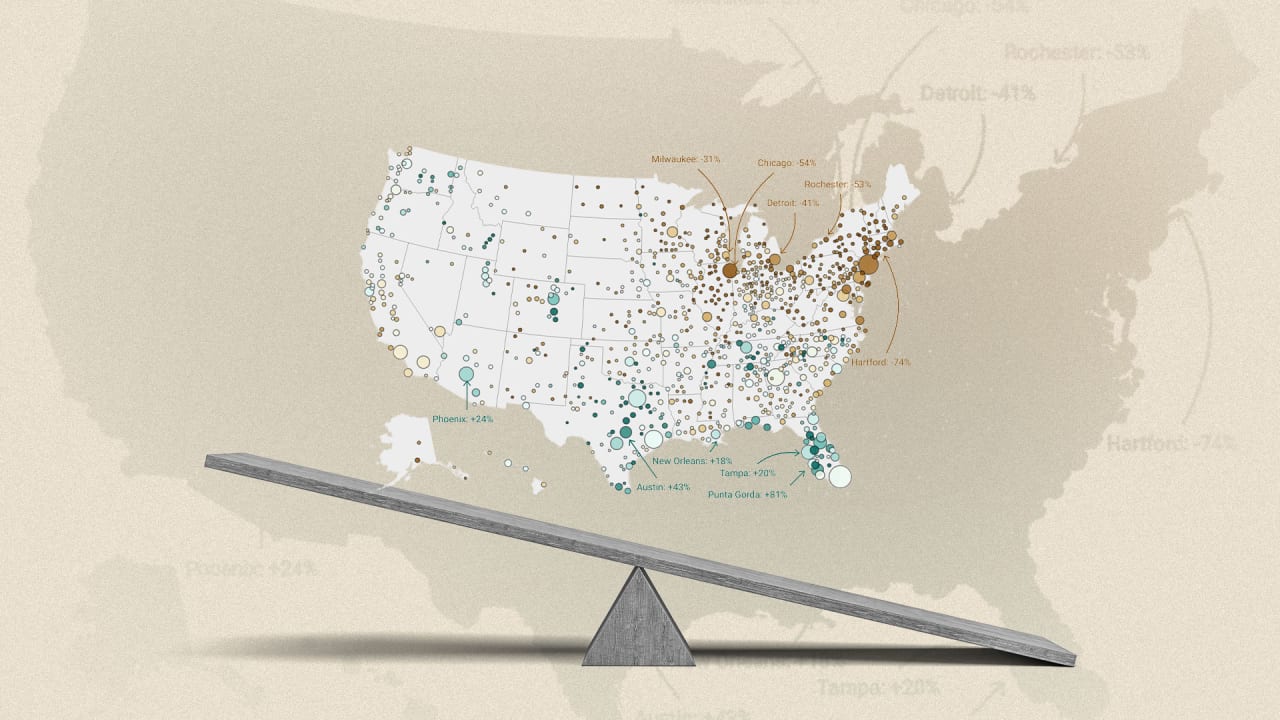 59 housing markets where inventory just signaled a power shift to buyers