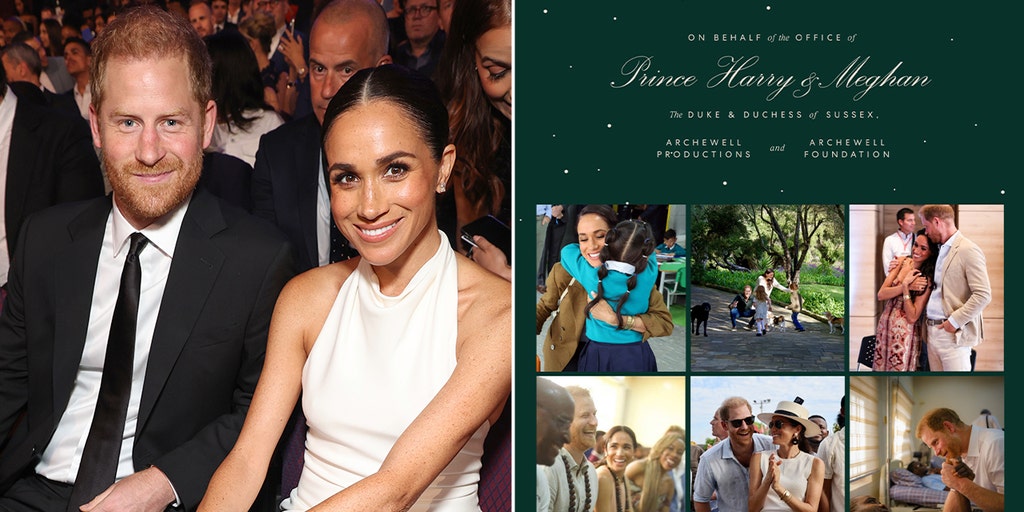 Meghan Markle, Prince Harry give rare glimpse of kids in 2024 holiday card