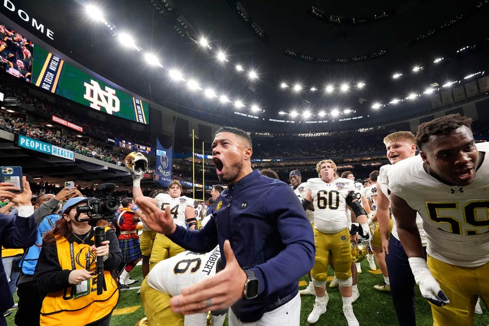 Can Marcus Freeman Follow Notre Dame Coaches And Win A National Title In His Third Season?