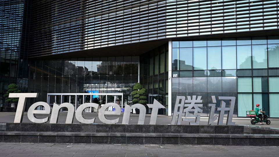 Tencent Shares Slide After Pentagon Blacklists Chinese Tech Giant