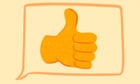 My petty gripe: Thumbs-up emojis say ‘I don’t care’ – please stop using them on my big news