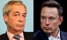 Elon Musk loves to provoke – and Nigel Farage is his latest victim | Zoe Williams