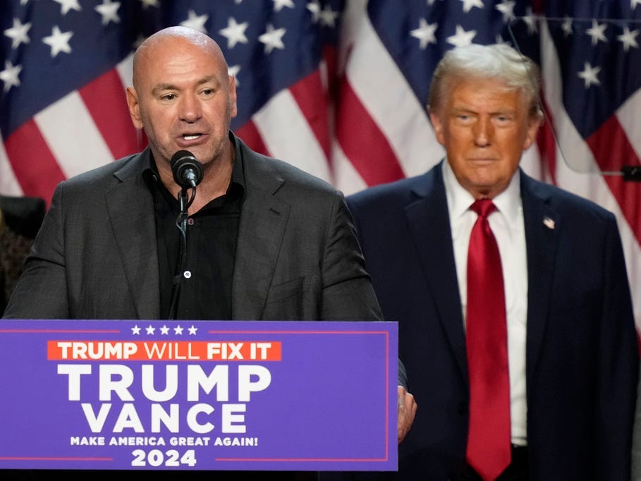 Dana White, UFC CEO and Trump ally, to join Meta’s board of directors